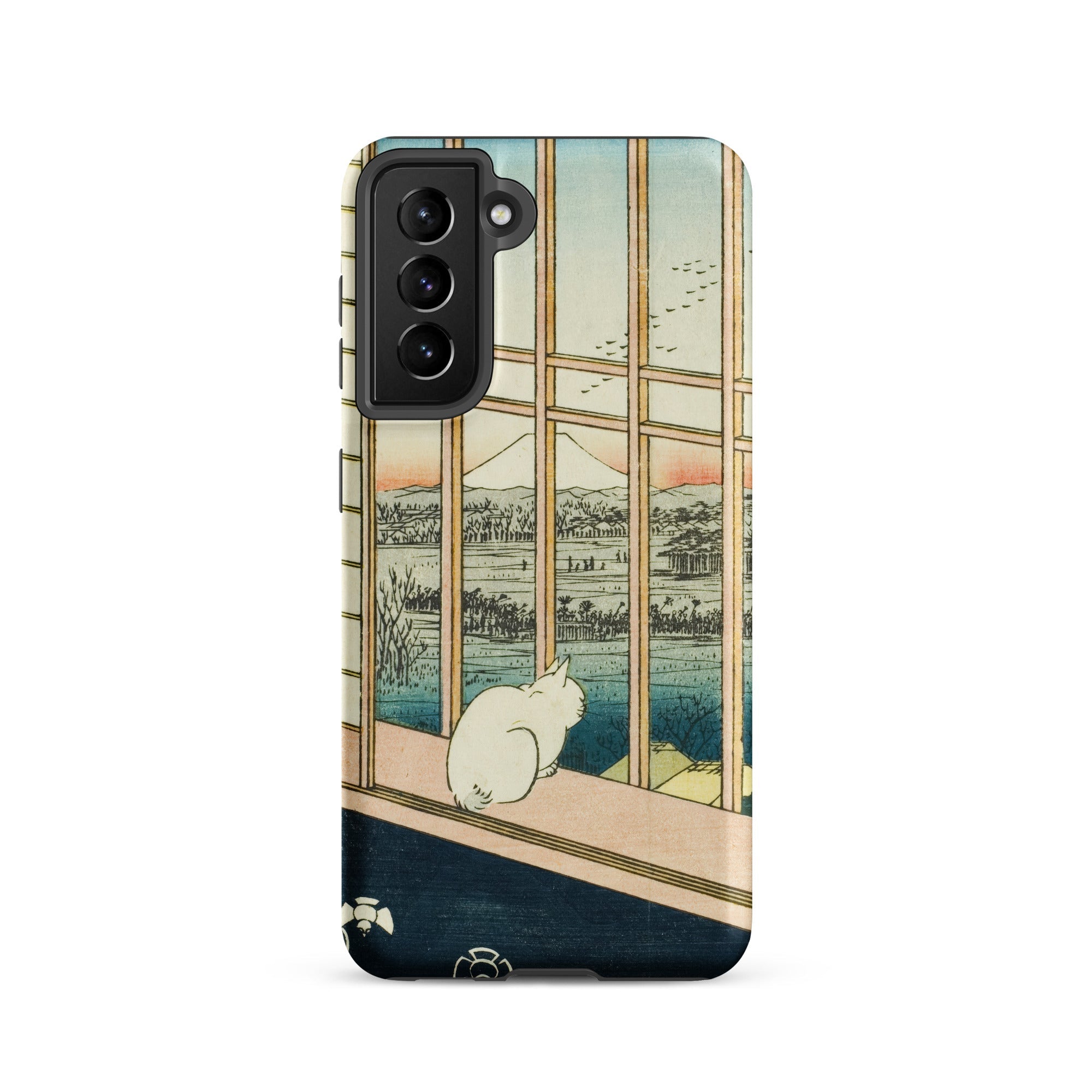 Asakusa Ricefields and Torinomachi Festival Utagawa Hiroshige Samsung Case, Galaxy S21 / Matte, Phone Case Traditional Japanese Woodblock