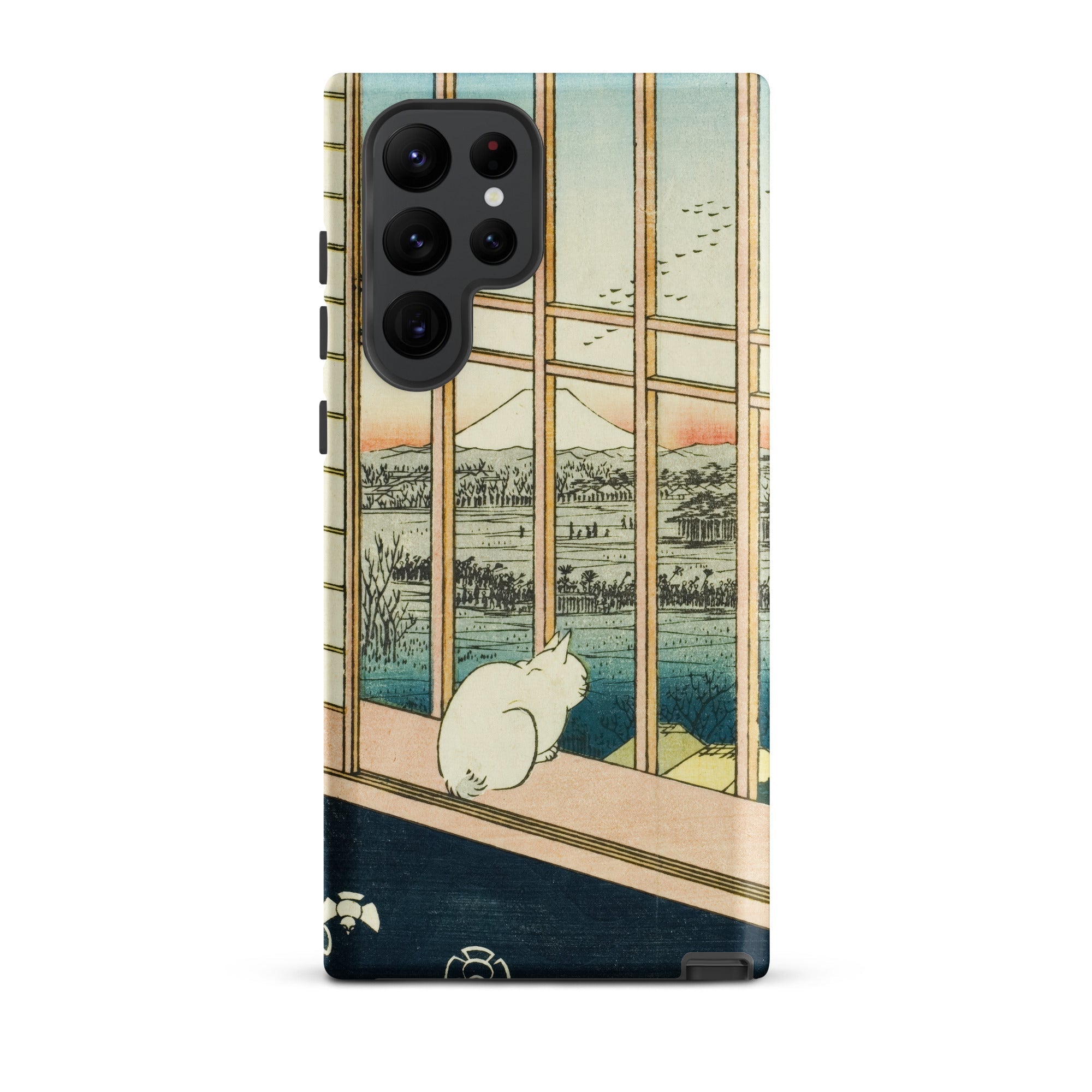 Asakusa Ricefields and Torinomachi Festival Utagawa Hiroshige Samsung Case, Galaxy S22 Ultra / Matte, Smartphone Case Japanese Style