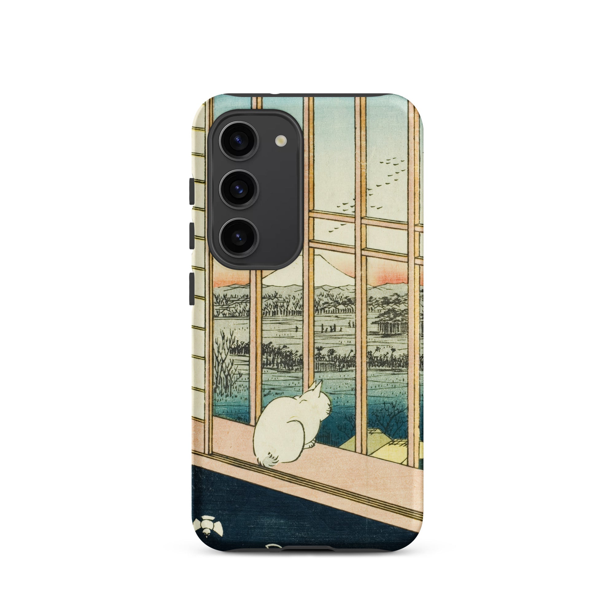 Asakusa Ricefields and Torinomachi Festival Utagawa Hiroshige Samsung Case, Galaxy S23 / Matte, Phone Case Traditional Japanese Woodblock