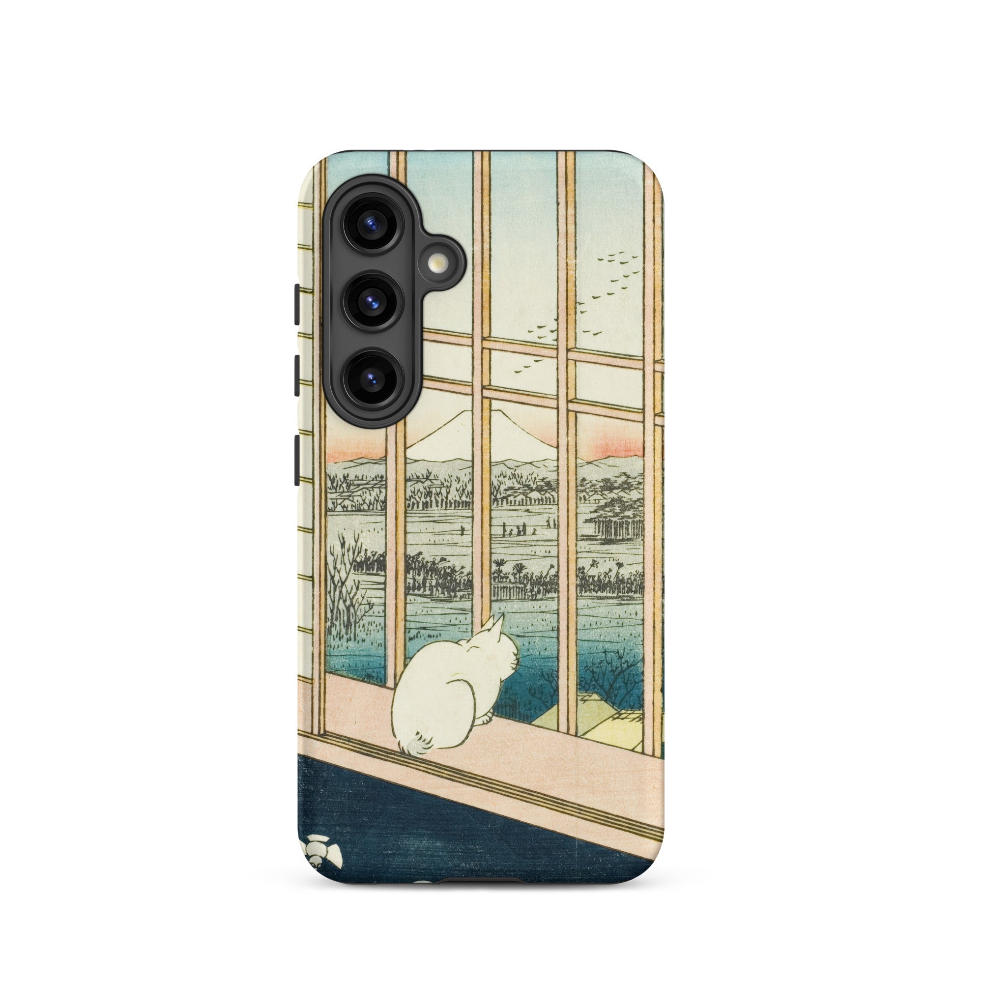 Asakusa Ricefields and Torinomachi Festival Utagawa Hiroshige Samsung Case, Galaxy S24 / Matte, Phone Case Traditional Japanese Woodblock