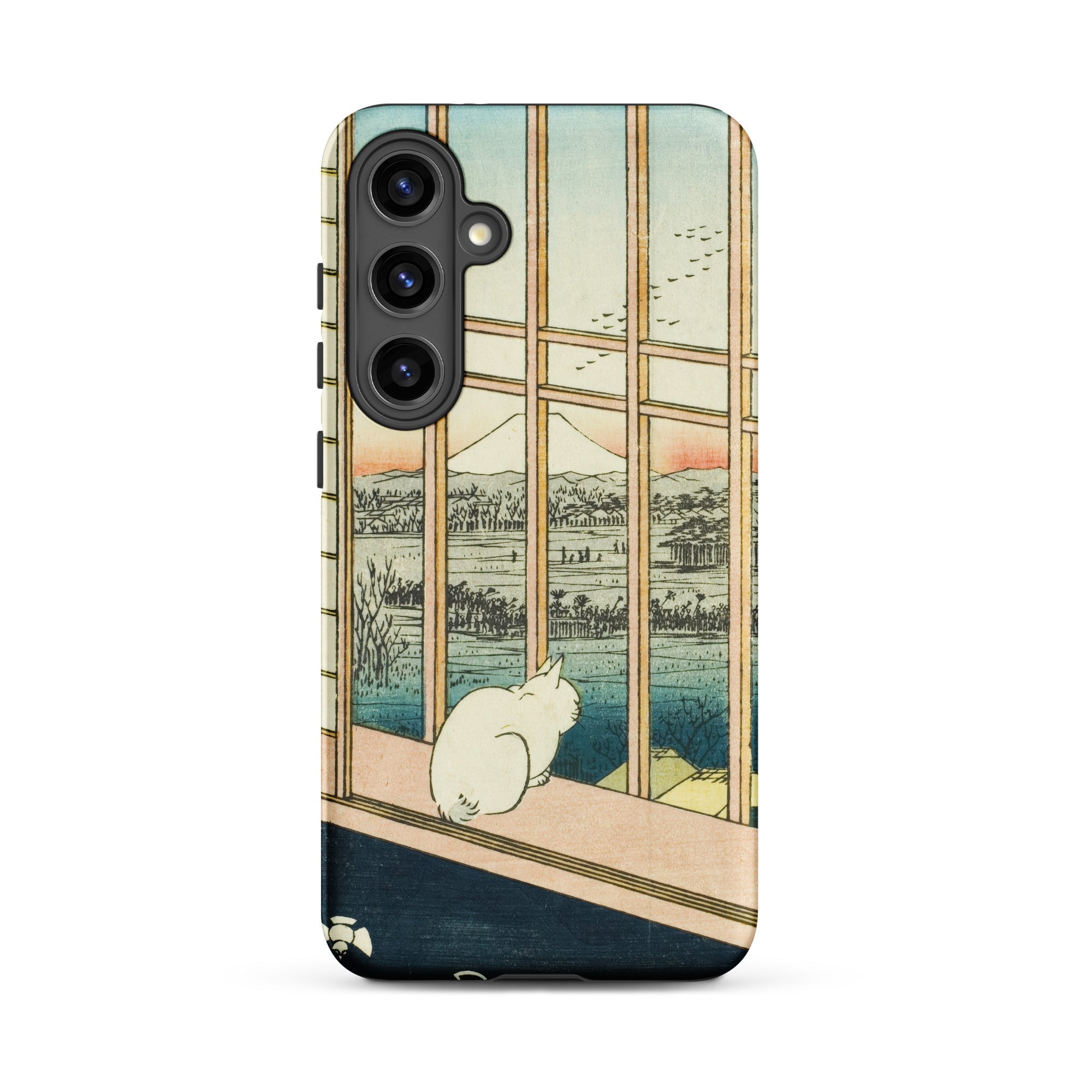 Asakusa Ricefields and Torinomachi Festival Utagawa Hiroshige Samsung Case, Galaxy S24 Plus / Matte, Phone Case Classic Japanese Woodblock