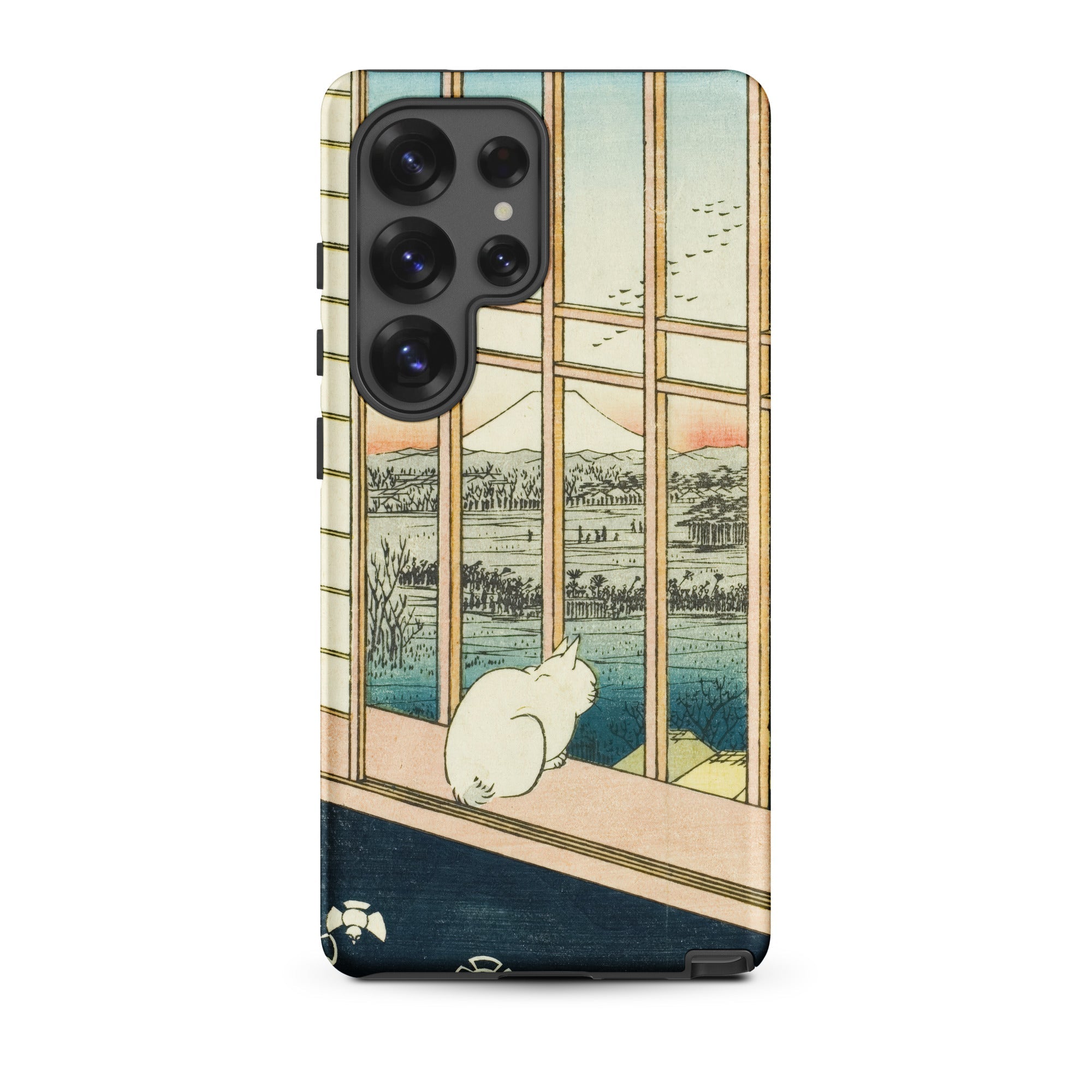 Asakusa Ricefields and Torinomachi Festival Utagawa Hiroshige Samsung Case, Galaxy S25 Ultra / Matte, Smartphone Case Japanese Ukiyo e