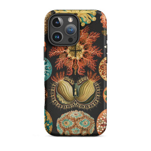 Ascidiae Sea Squirts - Ernst Haeckel Iphone Case, 16 Pro Max / Matte, Floral-patterned Phone Case