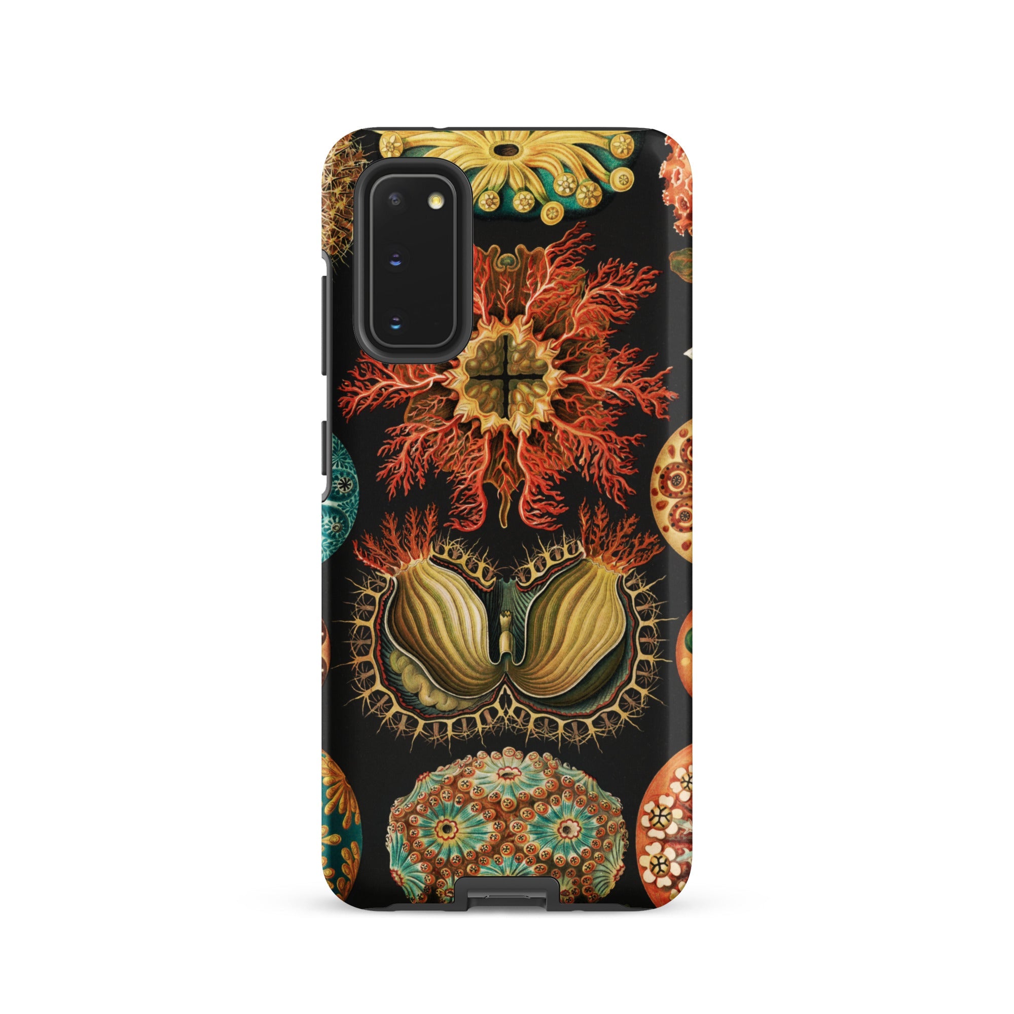 Ascidiae Sea Squirts Ernst Haeckel Samsung Case, Galaxy S20 / Matte, Black Smartphone Case Colorful Intricate Pattern Sea Creatures