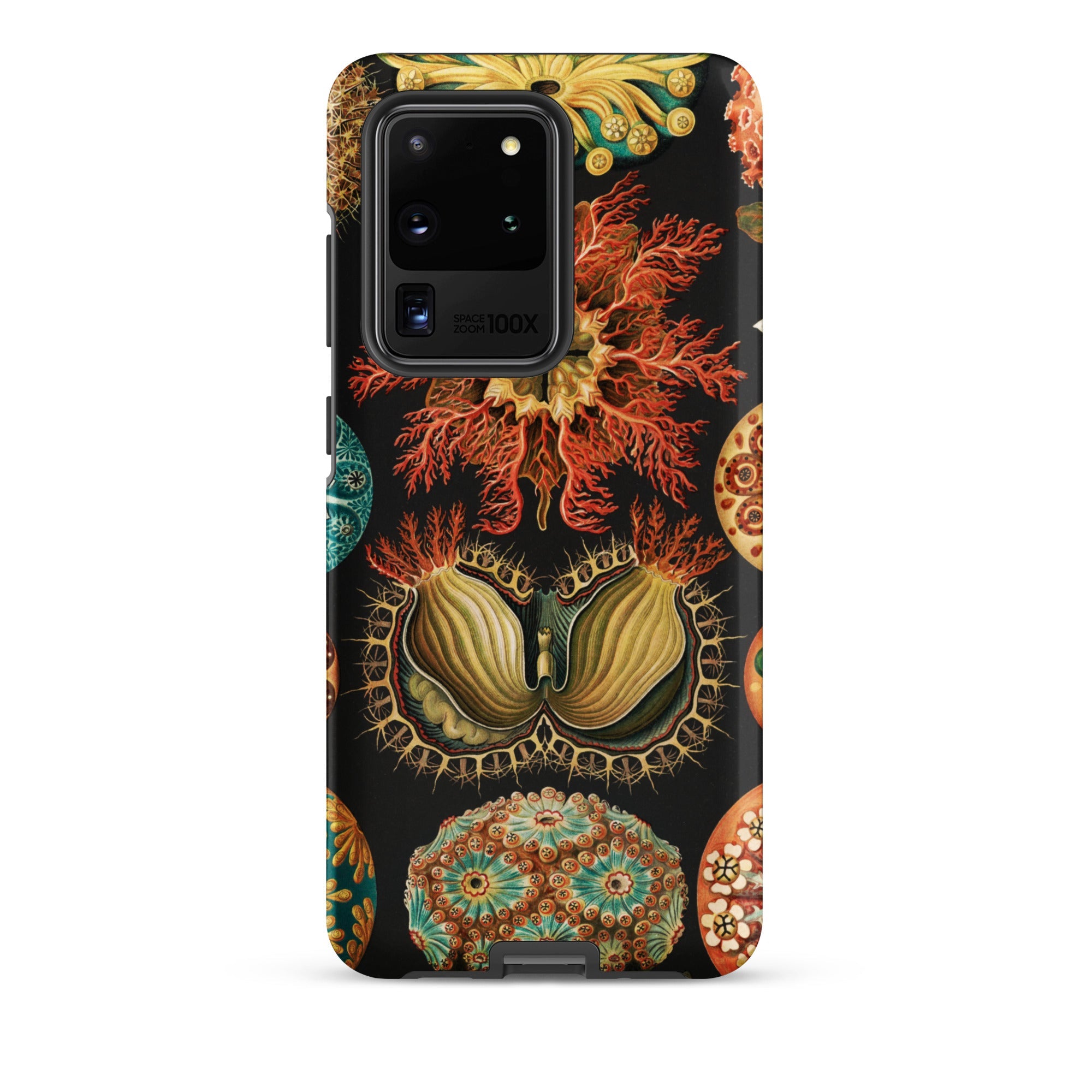 Ascidiae Sea Squirts Ernst Haeckel Samsung Case, Galaxy S20 Ultra / Matte, Black Phone Case Vibrant Intricate Pattern Sea Creatures