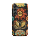 Ascidiae Sea Squirts Ernst Haeckel Samsung Case, Galaxy S25 Plus / Matte, Smartphone Black Case Colorful Intricate Pattern Sea Creatures