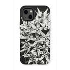 Asclepias Speciosa - Karl Blossfeldt Iphone Case, 13 Mini / Matte, Phone Case Black White Floral Design Clustered Star-shaped