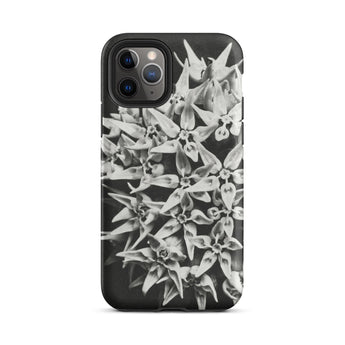 Asclepias Speciosa - Karl Blossfeldt Phone Case Iphone 11 Pro / Matte Floral-patterned Smartphone Case Karl Blossfeldt Photo, Monochrome