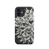 Asclepias Speciosa - Karl Blossfeldt Phone Case Iphone 12 / Matte Black Phone Case Floral Design Karl Blossfeldt Photo, Monochrome
