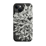 Asclepias Speciosa - Karl Blossfeldt Phone Case Iphone 15 Plus / Matte Black White Floral Phone Case Karl Blossfeldt Photo, Monochrome