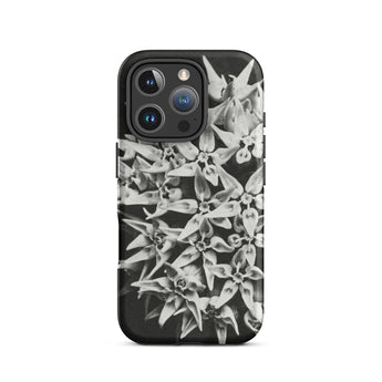 Asclepias Speciosa - Karl Blossfeldt Phone Case Iphone 16 Pro / Matte Black Phone Case Floral Design Karl Blossfeldt Photo, Monochrome
