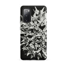 Asclepias Speciosa Karl Blossfeldt Samsung Case, Galaxy S20 Fe / Matte, Black White Floral Pattern Phone Case