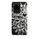 Asclepias Speciosa Karl Blossfeldt Samsung Case, Galaxy S20 Ultra / Matte, Black White Floral Patterned Smartphone Case