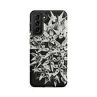 Asclepias Speciosa Karl Blossfeldt Samsung Case, Galaxy S21 Fe / Matte, Black Phone Case Monochrome Floral Pattern