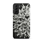 Asclepias Speciosa Karl Blossfeldt Samsung Case, Galaxy S21 Plus / Matte, Black White Floral Patterned Smartphone Case