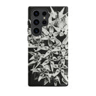 Asclepias Speciosa Karl Blossfeldt Samsung Case, Galaxy S23 Ultra / Matte, Black Smartphone Case Monochrome Floral Design
