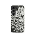 Asclepias Speciosa Karl Blossfeldt Samsung Case, Galaxy S24 / Matte, Black White Floral Pattern Smartphone Case
