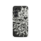 Asclepias Speciosa Karl Blossfeldt Samsung Case, Galaxy S25 / Matte, Smartphone Case Black White Floral Pattern