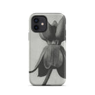 Asclepias Syriaca (common Milkweed) Karl Blossfeldt Iphone Case, 12 / Matte, Black White Floral Phone Case