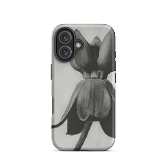 Asclepias Syriaca (common Milkweed) - Karl Blossfeldt Phone Case Iphone 16 / Matte Black White Floral Phone Case Karl Blossfeldt, Asclepias