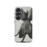 Asclepias Syriaca (common Milkweed) - Karl Blossfeldt Phone Case Samsung Galaxy S25 / Matte Black-and-white Illustrated Phone Case Detailed