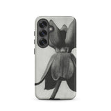 Asclepias Syriaca (common Milkweed) - Karl Blossfeldt Samsung Case, Galaxy S25 / Matte, Smartphone Case Black White Floral Design
