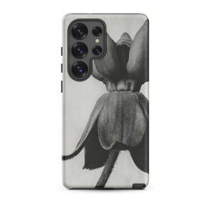 Asclepias Syriaca (common Milkweed) - Karl Blossfeldt Samsung Case, Galaxy S25 Ultra / Matte, Protective Smartphone Case Black White Floral