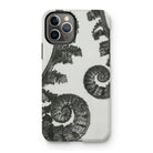 Aspidium Filix Mas (shield Fern Fronds) by Karl Blossfeldt Iphone Case, 11 Pro / Matte, Fern-patterned Phone Case