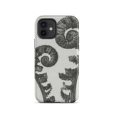 Aspidium Filix Mas (shield Fern Fronds) - Karl Blossfeldt Iphone Case, 12 / Matte, Fern-patterned Phone Case