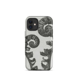 Aspidium Filix Mas (shield Fern Fronds) - Karl Blossfeldt Iphone Case, 12 Mini / Matte, Fern Frond Patterned Phone Case