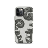 Aspidium Filix Mas (shield Fern Fronds) - Karl Blossfeldt Iphone Case, 12 Pro / Matte, Fern-patterned Phone Case