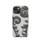 Aspidium Filix Mas (shield Fern Fronds) Karl Blossfeldt Iphone Case, 13 / Matte, Fern Patterned Phone Case