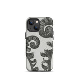 Aspidium Filix Mas (shield Fern Fronds) - Karl Blossfeldt Iphone Case, 13 Mini / Matte, Fern-patterned Phone Case