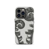 Aspidium Filix Mas (shield Fern Fronds) - Karl Blossfeldt Iphone Case, 13 Pro / Matte, Fern-patterned Phone Case