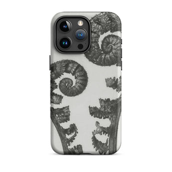 Aspidium Filix Mas (shield Fern Fronds) - Karl Blossfeldt Iphone Case, 15 Pro Max / Matte, Fern-patterned Phone Case