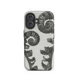 Aspidium Filix Mas (shield Fern Fronds) - Karl Blossfeldt Iphone Case, 16 / Matte, Fern-patterned Phone Case