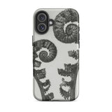 Aspidium Filix Mas (shield Fern Fronds) - Karl Blossfeldt Iphone Case, 16 Plus / Matte, Fern-patterned Phone Case