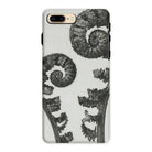 Aspidium Filix Mas (shield Fern Fronds) Karl Blossfeldt Iphone Case, 8 Plus / Matte, Fern Patterned Phone Case