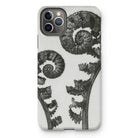 Aspidium Filix Mas (shield Fern Fronds) - Karl Blossfeldt Iphone Case - 11 Pro Max / Matte