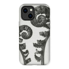 Aspidium Filix Mas (shield Fern Fronds) - Karl Blossfeldt Iphone Case - 14 Plus / Matte