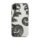 Aspidium Filix Mas (shield Fern Fronds) by Karl Blossfeldt Iphone Case, Xr / Matte, Fern-patterned Phone Case