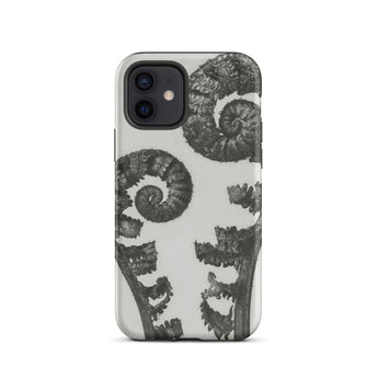 Aspidium Filix Mas (shield Fern Fronds) - Karl Blossfeldt Phone Case Iphone 12 / Matte Fern-patterned Phone Case Karl Blossfeldt, Aspidium