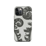 Aspidium Filix Mas (shield Fern Fronds) - Karl Blossfeldt Phone Case Iphone 12 Pro / Matte Fern-patterned Phone Case Karl Blossfeldt,