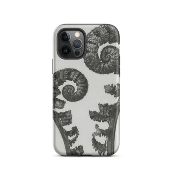 Aspidium Filix Mas (shield Fern Fronds) - Karl Blossfeldt Phone Case Iphone 12 Pro / Matte Fern-patterned Phone Case Karl Blossfeldt,