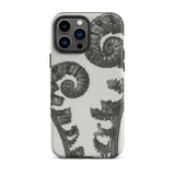 Aspidium Filix Mas (shield Fern Fronds) - Karl Blossfeldt Phone Case Iphone 13 Pro Max / Matte Fern-patterned Phone Case Karl Blossfeldt,
