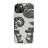 Aspidium Filix Mas (shield Fern Fronds) - Karl Blossfeldt Phone Case Iphone 14 Plus / Matte Fern-patterned Iphone Case Karl Blossfeldt,