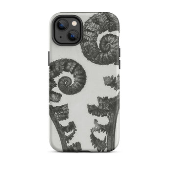 Aspidium Filix Mas (shield Fern Fronds) - Karl Blossfeldt Phone Case Iphone 14 Plus / Matte Fern-patterned Iphone Case Karl Blossfeldt,
