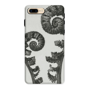 Aspidium Filix Mas (shield Fern Fronds) - Karl Blossfeldt Phone Case Iphone 8 Plus / Matte Fern-patterned Phone Case Karl Blossfeldt,