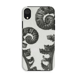 Aspidium Filix Mas (shield Fern Fronds) - Karl Blossfeldt Phone Case Iphone Xr / Matte Fern-patterned Phone Case Karl Blossfeldt, Aspidium