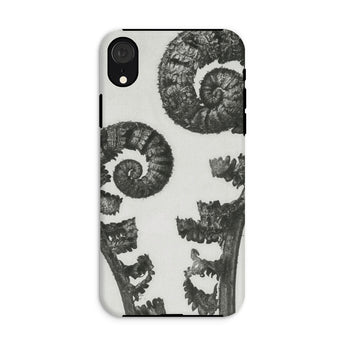 Aspidium Filix Mas (shield Fern Fronds) - Karl Blossfeldt Phone Case Iphone Xr / Matte Fern-patterned Phone Case Karl Blossfeldt, Aspidium